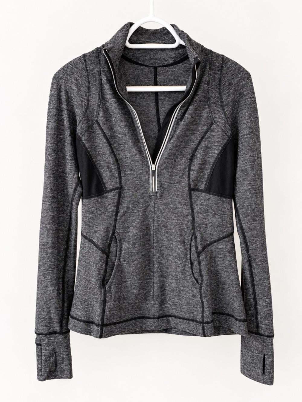 Lululemon Rulu Pace Setter Half-zip Long Sleeve Pullover Top Women's size 8
